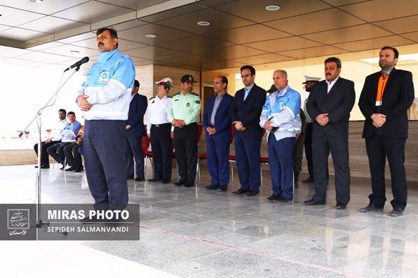 مانور و همایش بزرگ ستاد خدمات سفرهای نوروزی خوزستان برگزار گردید