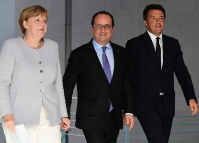 رهبران آلمان، فرانسه و ایتالیا دوشنبه آینده دیدار می نمایند