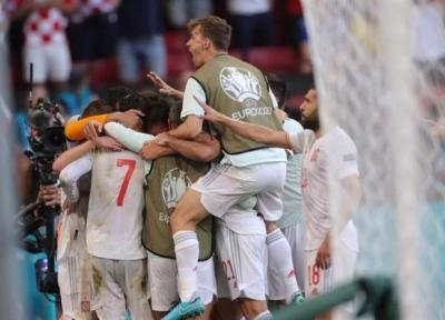 یورو 2020، صعود دراماتیک اسپانیا با شکست کرواسی در پرگل ترین بازی جام