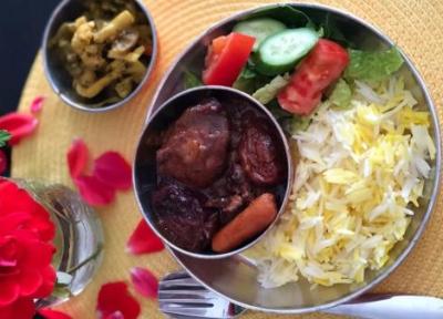 طرز تهیه مرغ و آلو با رب انار مجلسی و خوشمزه